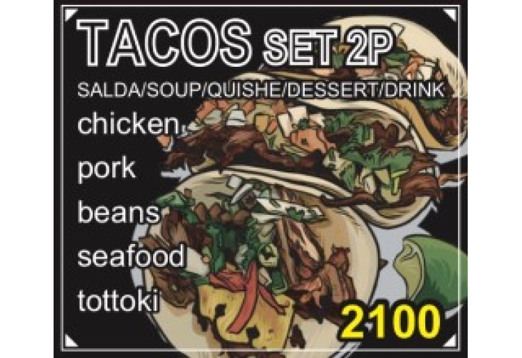 MEXICAN TACOS SET